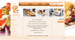 Desktop Screenshot of mazsolakonyhaja.hu